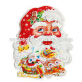 2015 coming christmas festival large size paper 3D christmas sticker